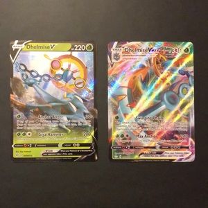 Dhelmise Vmax Full Art & Dhelmise V